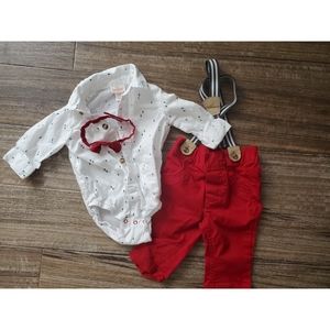 Baby boy Christmas Outfit